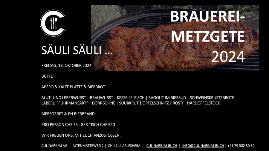 ArliBrau   Culinarium  Metzgete 2024