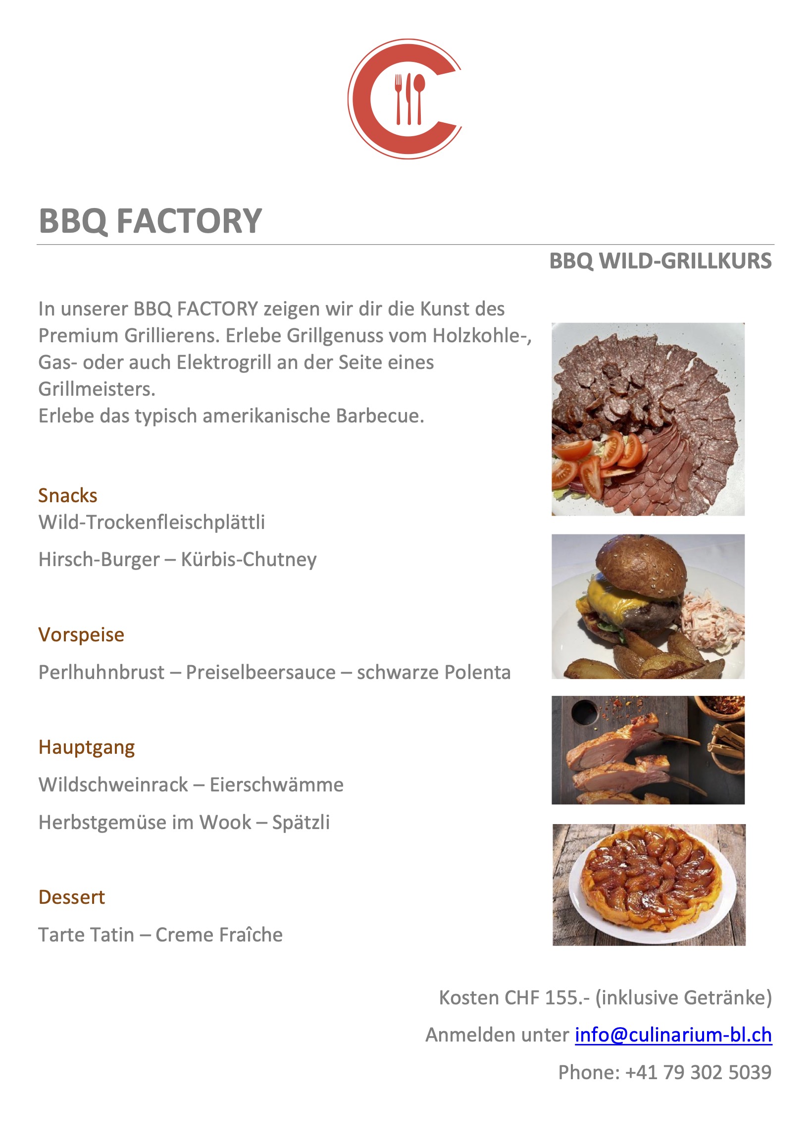 BBQ Wild Grillkurs 2024